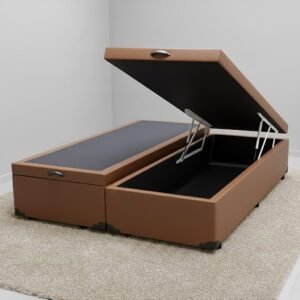 Base Box Queen Baú Corino Marrom – ALTO NÍVEL CAMAS E COLCHÕES