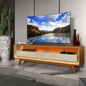 Rack ate 65″ Requinte 172 Naturale/Off White – GELIUS