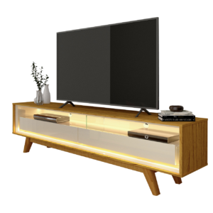 Rack ate 65″ Requinte 172 Naturale/Off White – GELIUS