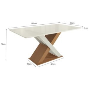 Mesa Graviola BA29 160 Canela/Off White – KAPPESBERG