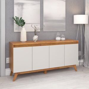 Buffet 4 Portas Filipe/Flip Mel/Off White – VIERO MOVEIS