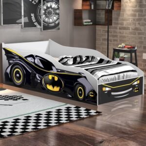 Cama Solteiro Carro Black Batman – GABRIELLI