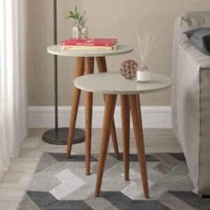 Kit 2 Mesas Slim Off White – PATRIMAR