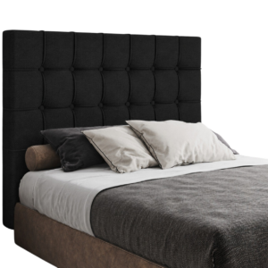 Cabeceira Casal Paris Linho Preto – L.S SILVA