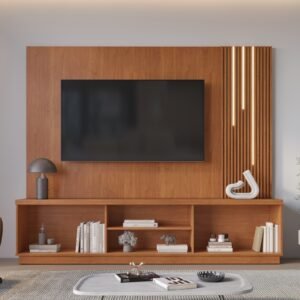 Home Theater até 75″ Arezzo New (C/LED Cascata) Naturale – MAVAULAR