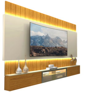 Home Suspenso até 85″ Soberano Reflecta 260 Naturale/Off White – GELIUS