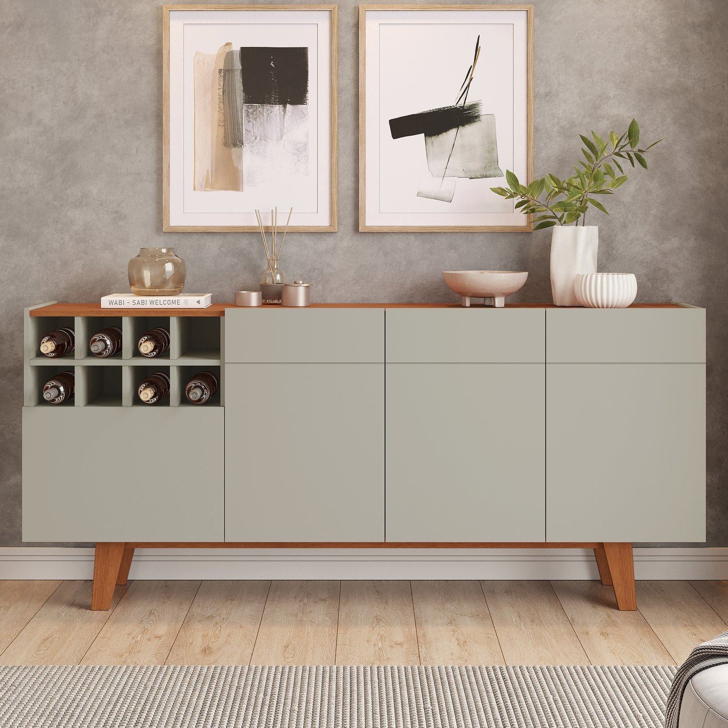 Buffet Philadelphia Off White/Naturale - MAVAULAR - Imagem 6