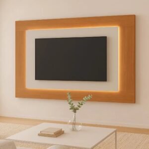 Painel até 58″ Atenas 1,80 m Naturale/Off White – MAVAULAR