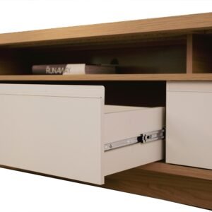 Rack até 70″ São Paulo Tauari/Off White Fosco – LINEA BRASIL