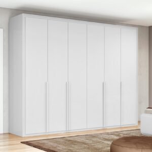 Guarda-Roupa 6 Portas Imperatore 2,74 m Branco – LOPAS