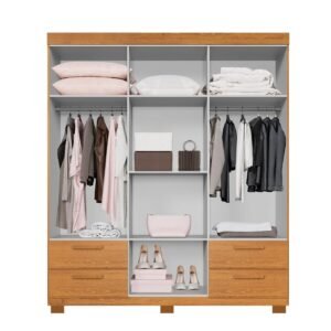 Guarda-Roupa 6 Portas Flórida 1,55 m Cinamomo – GRUPO UAI