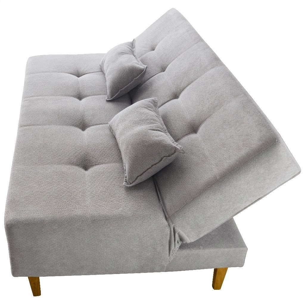 Sofá Cama Dallas Ref.48 1,81 m Linho Cinza 2502-B – LUXURY - Imagem 5