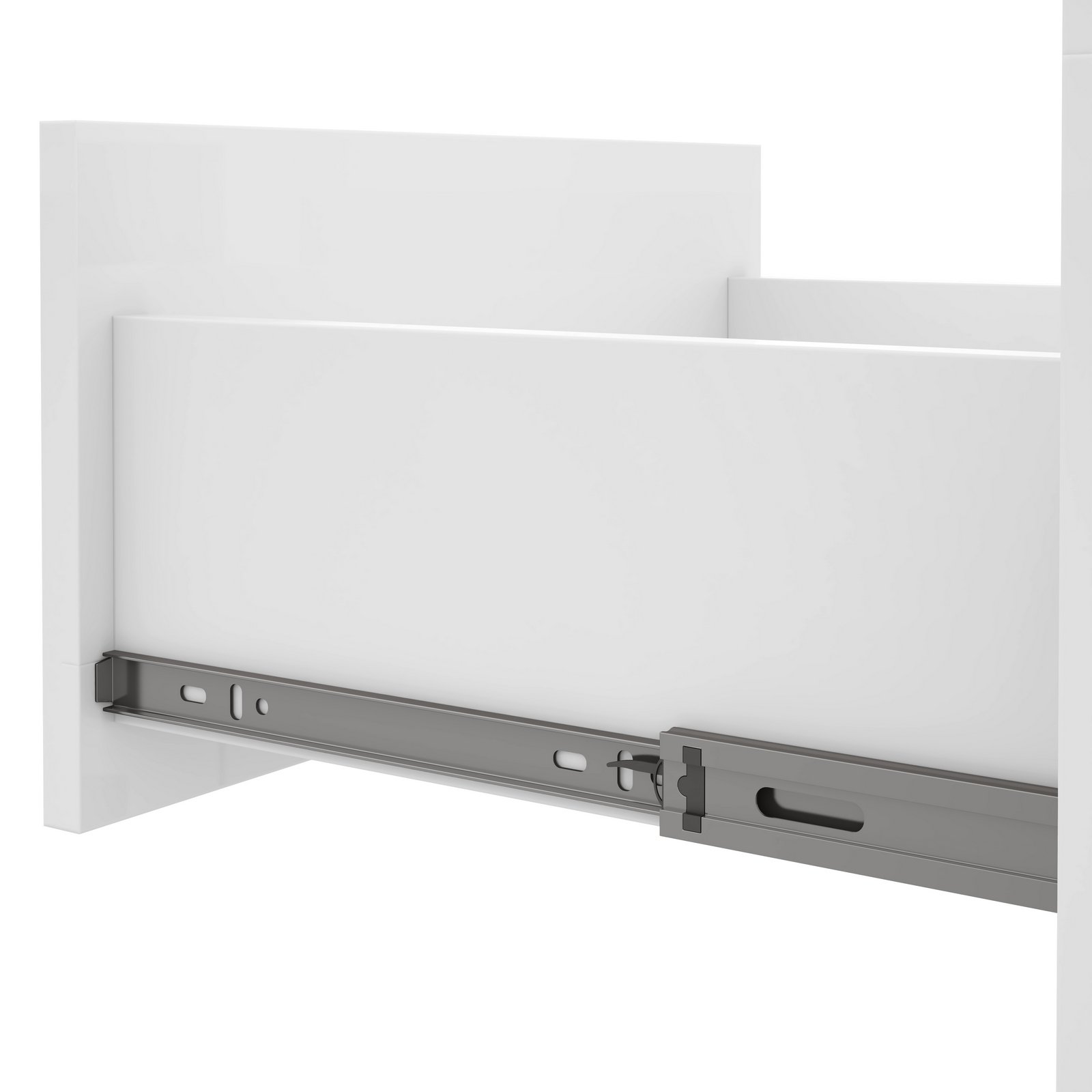 Cômoda 8 Gavetas com Sapateira Dupla Toronto Branco - LOPAS - Imagem 6