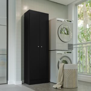 Armário Multiuso Aura Preto – KIT’S PARANÁ