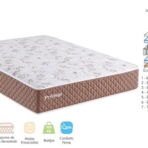 Colchão Casal Privilége 23 cm 26 Molas Ensacadas – PAROPAS