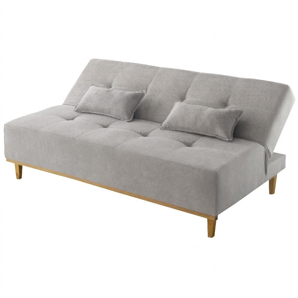 Sofá Cama Dallas Ref.48 1,81 m Linho Cinza 2502-B – LUXURY - Imagem 4