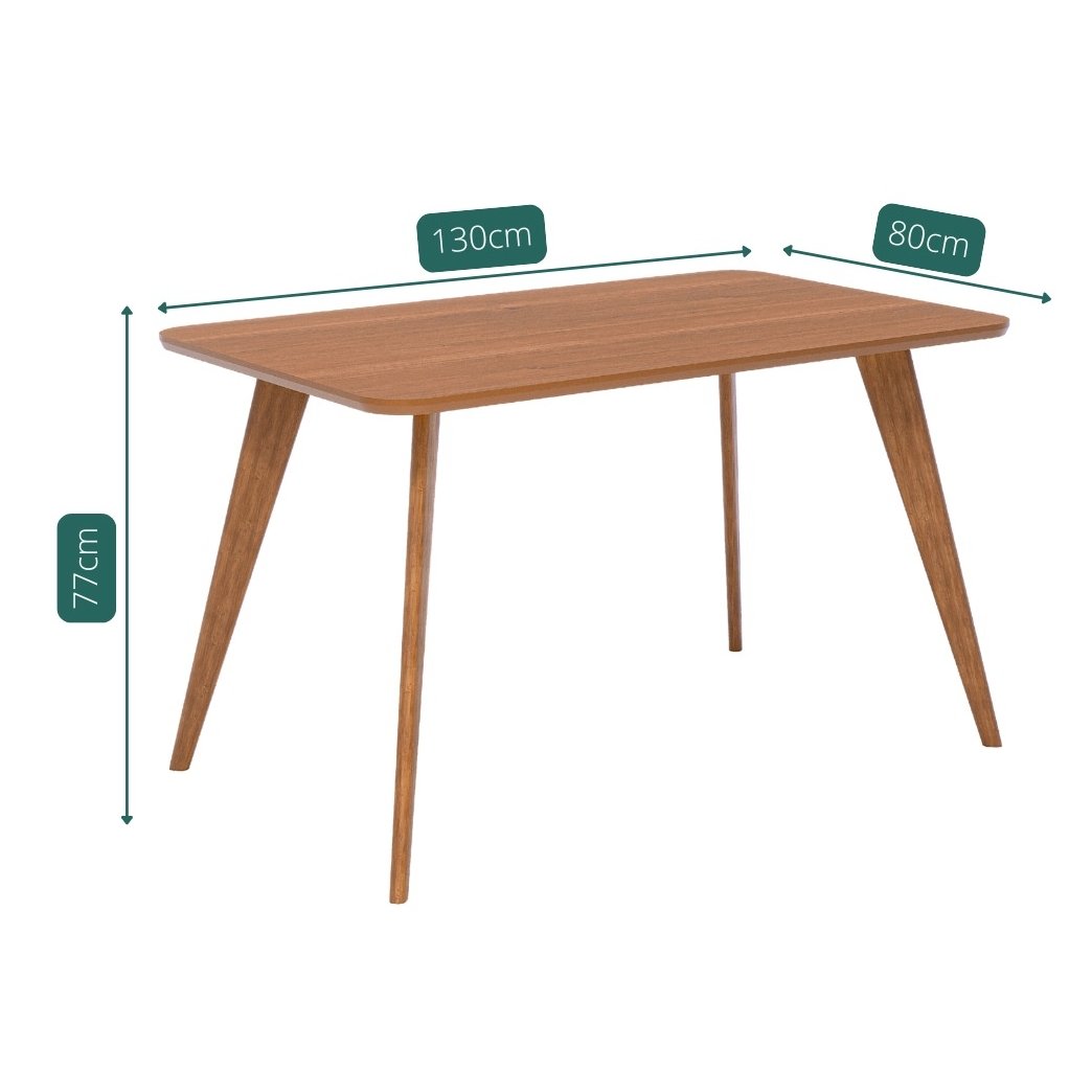 Mesa Acerola 130 (S/Vidro) Madeira/Cinamomo - CIMOL - Imagem 3