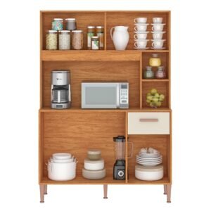 Kit Cozinha Pérola C212 1,20 m Cinamomo/Off White – FELLICCI