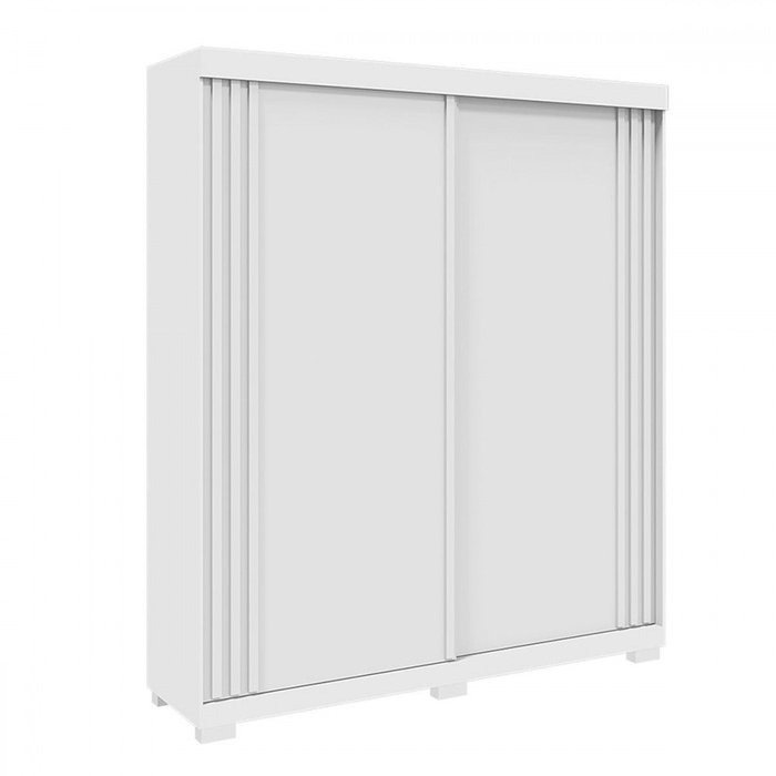 Guarda-Roupa 2 Portas Athena 1,80 m (S/Espelho) Branco – ACP MÓVEIS - Imagem 3