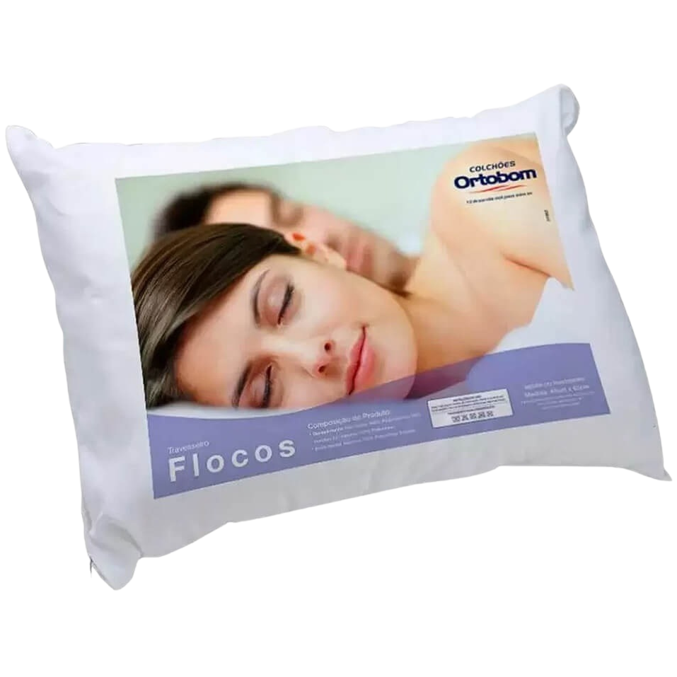 Travesseiro Flocos Conforto C15 - ORTOBOM - Imagem 2