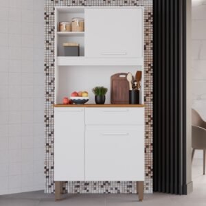 Kit Cozinha Lia 0,83 m Branco – SALLETO