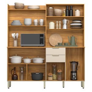 Kit Cozinha Pitaya 1,78 m Cinamon Touch/Off White – DEMÓBILE