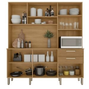 Kit Cozinha Ferrara Plus 1,80 m Freijó/Supremo/Ripado Freijó – KIT’S PARANÁ