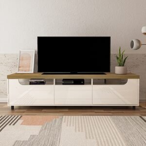 Rack até 75″ Mercury Pinho/Off White – ARTELY