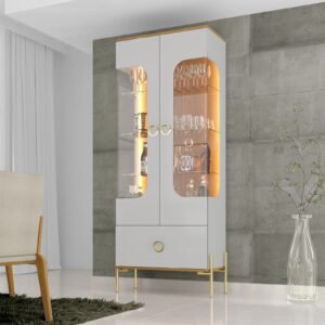 Cristaleira Lumina Off White/Naturalle – MÓVEIS BECHARA
