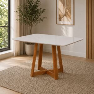 Mesa Maria 120 Imbuia/Off White – A&A CONCEITO