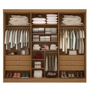 Guarda-Roupa 6 Portas Da Vinci 2,75 m Cinamomo – D’DORO MÓVEIS