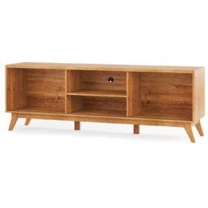 Rack até 75″ One/Tesla Mel – VIERO MÓVEIS