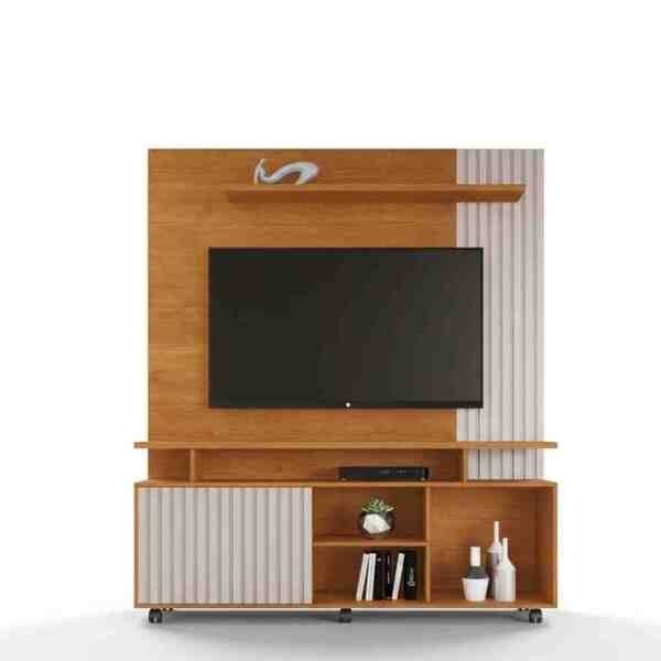 Home até 65" Serrano Cinamomo/Off White - JCM MOVELARIA - Imagem 4