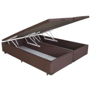Base Box Queen Bau Corino Marrom – BIOSTAR
