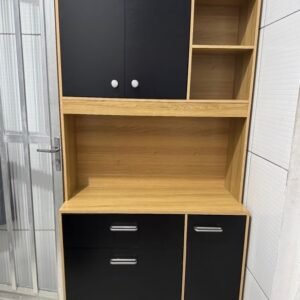 Kit Cozinha Erva Doce 90 Freijó/Preto Esfera – NICIOLI