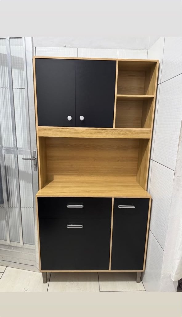 Kit Cozinha Erva Doce 90 Freijó/Preto Esfera – NICIOLI - Imagem 2