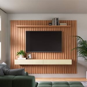 Painel Suspenso até 65″ TB182L Off White/Freijó – DALLA COSTA