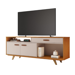 Rack até 65″ Ímpar Cinamomo/Off White – JCM MOVELARIA