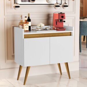 Buffet 2 Portas Gold Branco/Mel/Branco – MOVEIS PRIMUS