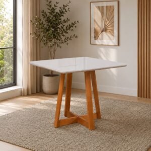 Mesa Maria 90 Imbuia/Off White – A&A CONCEITO