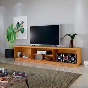 Rack até 75″ Arezzo 2.2 Ripado/Naturale – MAVAULAR