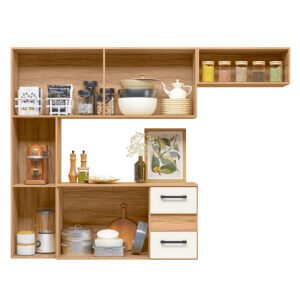 Cozinha Suspensa Juliete Freijó/Off White Cristal – NICIOLI