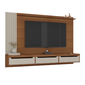 Painel até 75″ Presence Cinamomo/Off White – ARTELY