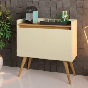 Buffet 2 Portas Gold Perola/Mel – MOVEIS PRIMUS