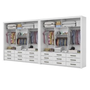 Closet Anjos 1,91 m x 1,91 m Branco – CARIOCA MÓVEIS