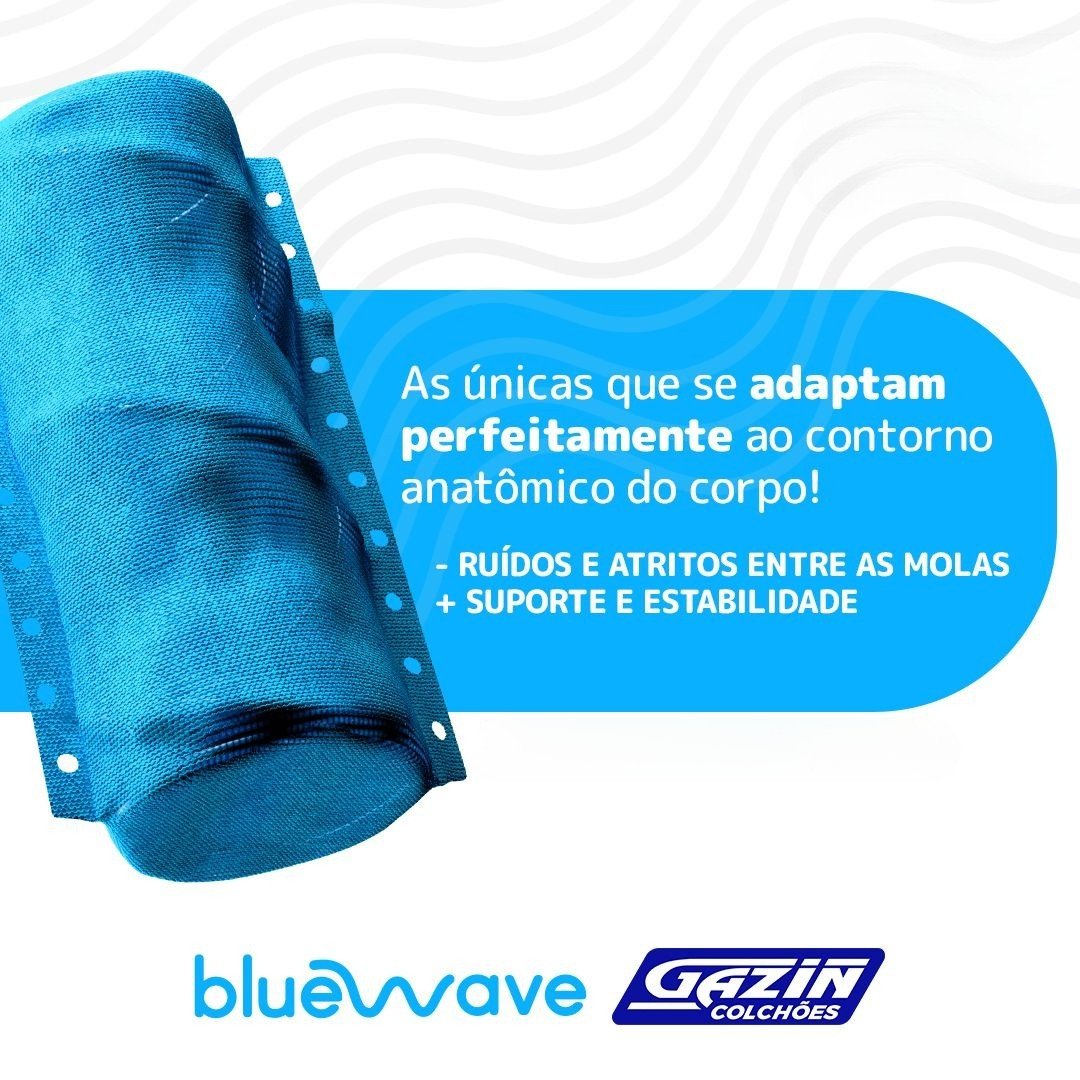 Colchão Casal Texas 29 cm D28 Molas Ensacadas + Base Simples Corino Marrom – GAZIN + BIOSTAR - Imagem 5