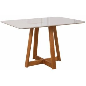 Mesa Maria 120 Imbuia/Off White – A&A CONCEITO
