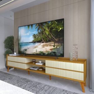 Rack ate 85″ Magnifico Naturale/Off White – GELIUS