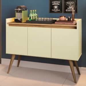 Buffet 3 Portas Gold Perola/Mel – MOVEIS PRIMUS