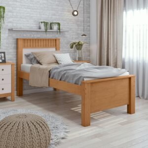 Cama Solteiro Athenas Amêndoa Clean/Off White/Amêndoa – LOPAS